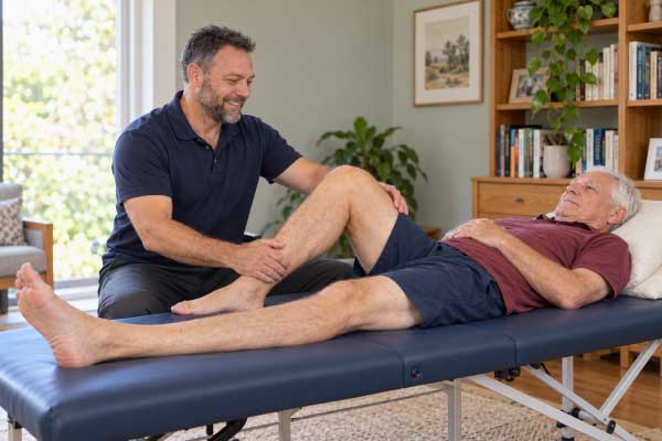 Gentle Assisted Knee Movement