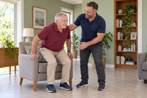 balance and falls prevention guided practice